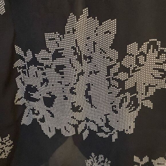 Kobi Halperin Black Graphic Blouse, XS-S - Picture 5 of 10